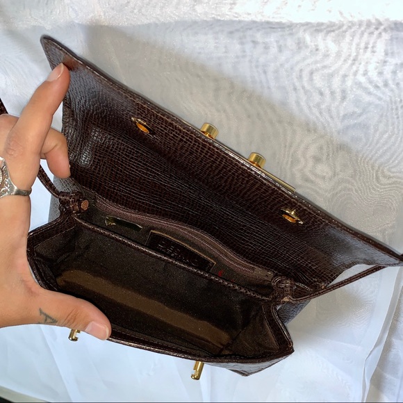 Dark Brown Desmo Crossbody bag - Picture 4 of 4